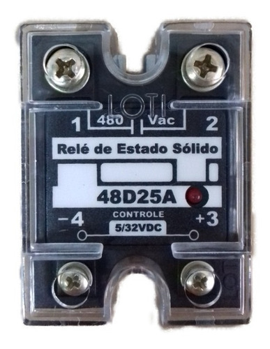 Imagem 1 de 4 de Relé De Estado Sólido Loti 48d25