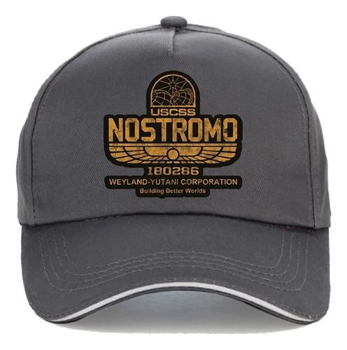 Gorra De Béisbol Casual Ajustable Con El Logotipo Nostromo