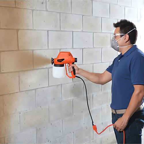 Pistola Rociadora De Pintura Black+decker Bdps130-b3 130w Color Naranja