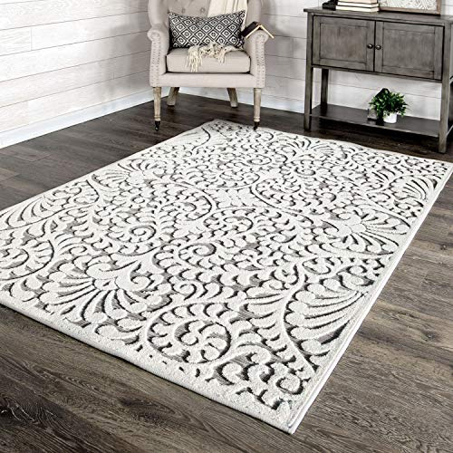 By Orian Bluebonnets Area Rug, 5&#39;2  X 7&#39;6 , Nat...