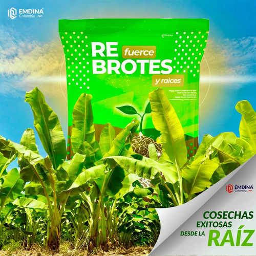 Refuerce Brotes Y Raíces Fertilizante - Emdina Agro