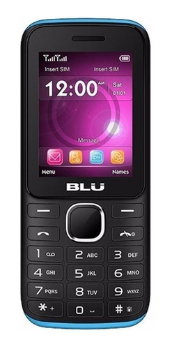 BLU Zoey Dual SIM 32 MB Preto/Azul 24 MB RAM