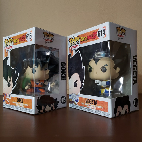 Funko Pop! Dragon Ball Z Goku #615 Y Vegeta #614 Originales (Usado)