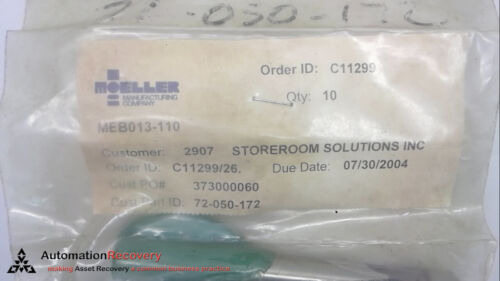 Moeller Precision Tool Meb013-110 ,press Fit Button,, Se Ccf