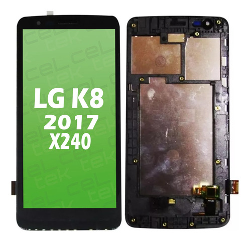 Modulo Compatible LG K8 2017 Con Marco Display Touch Tactil