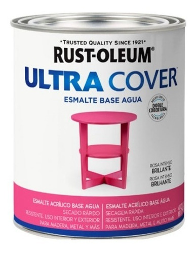 Esmalte Al Agua Rust Oleum 0,946l. Todos Los Colores 1pza