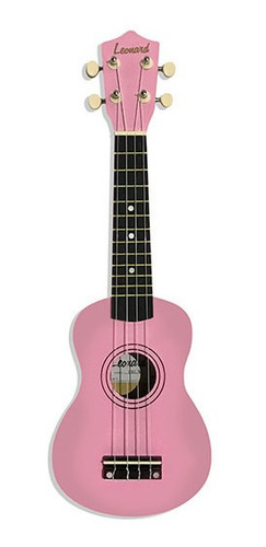 Ukelele Soprano Leonard Uk5 Con Funda Varios Colores