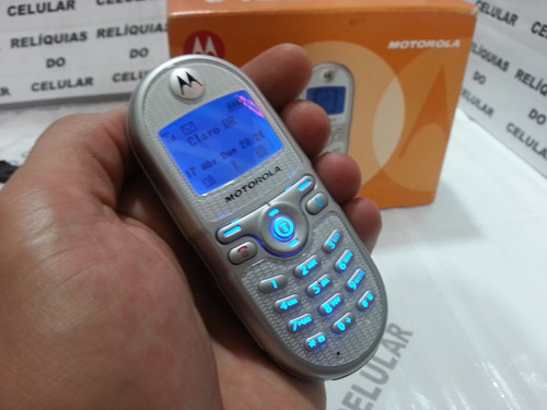 Celular Motorola C200 Visor Azul Original Na Caixa