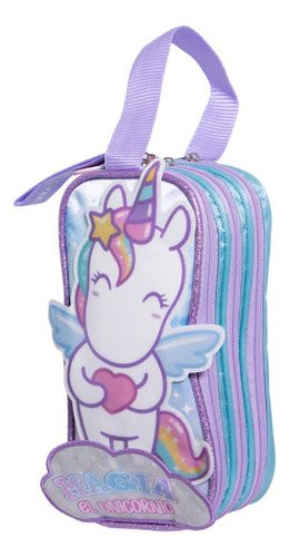 Lapicera Triple Infantil Femenino Unicornio Onix D