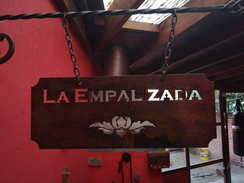 Cartel Hierro Calado