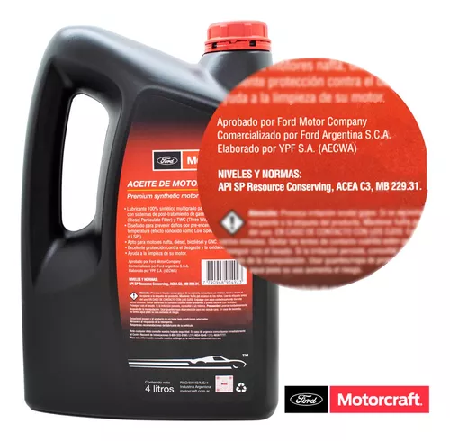 Aceite - Coche - 5w40 C3 100% Sintetico