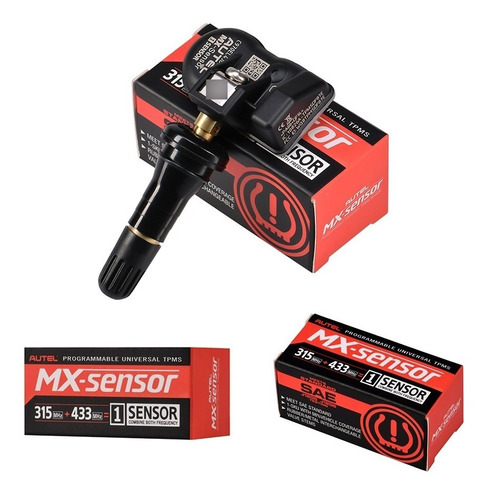 Sensor Tpms Programable Autel Mx-sensor 315 / 433 Mhz Doble Frecuencia Ideal Para Talleres O Llanteras