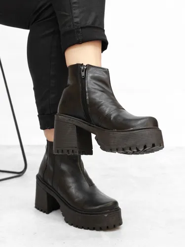 Botas De Mujer Altas Taco De 7 Cm Plataformas Liverpool
