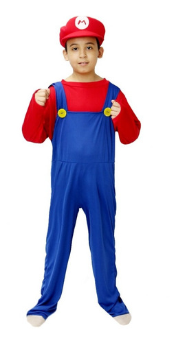 Imagen 8 de 10 de Disfraz De Mario Bros Niño