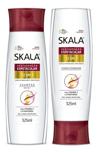 Kit Shampoo Y Acondicionador Skala 12 En 1 