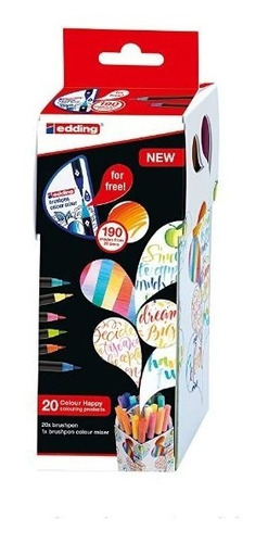 Marcadores Edding Color Happy Box Ch20+1 Rotuladores