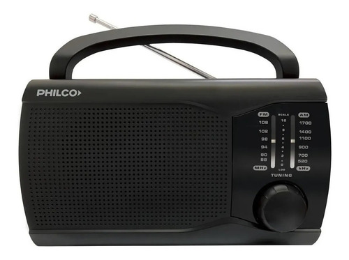 Imagen 1 de 5 de Radio Portatil Philco Prm60 Am Fm Dual Antena Telescopica