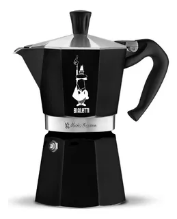 Cafetera Bialetti Moka Express 6 Tazas Negra