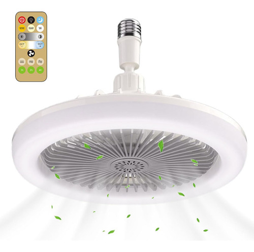 Lámpara De Techo Con Ventilador De Techo Con Luz Integrada