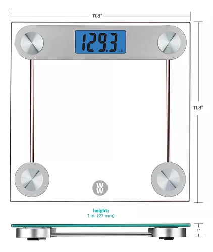 Conair - Báscula digital de baño para peso corporal, báscula digital de  baño en vidrio
