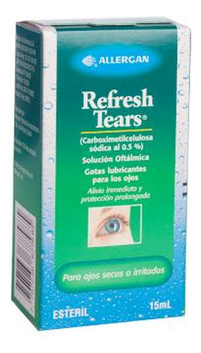 Refresh Tears Carboximetilcelulosa 0.5% Abbvie Frasco X 15 M