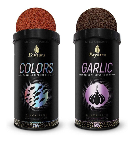 Poytara Garlic + Colors Ração Potencializar Cor Peixe Grande