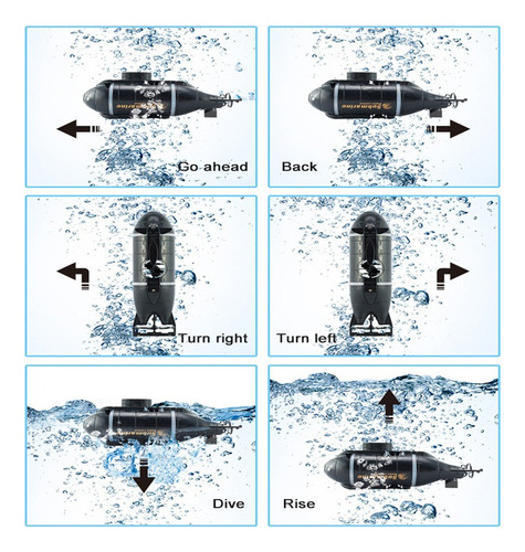 Controle Remoto Submarino De Controle Remoto De Seis Vias Se