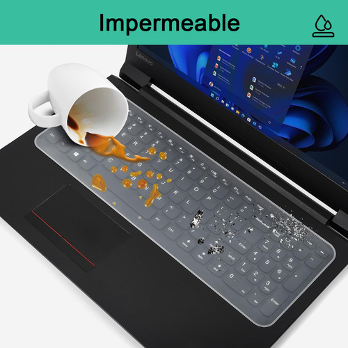 Protector Teclado Notebook Membrana Silicona Transparente 14