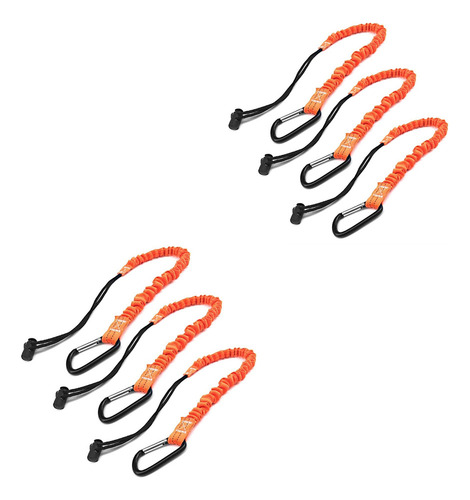 X Cordón Elástico De Seguridad Para Herramientas De 6 Piezas