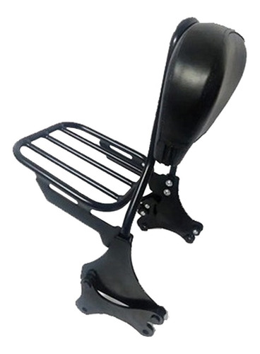 Sissy Bar Destacável Preto Brilho Hd Road King 14/19 Rasante