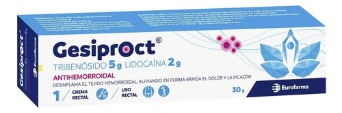 Pack X2 Crema Hemorroides Gesiproct 