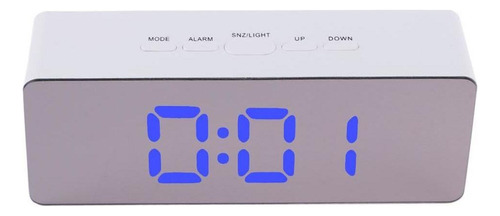 Reloj De Espejo Led Multifunción Con Espejo Digital Y Alarma