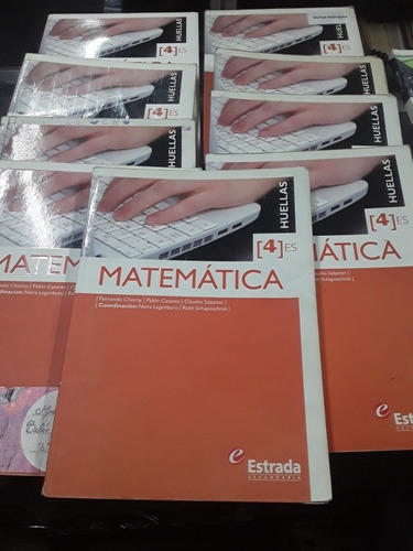 Matematica 4 Huellas Es Estrada Lote X 3 Nuevo Y Usados 