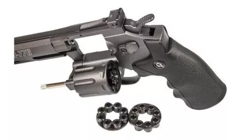 Pistola Co2 Fullmetal Silver Calibre 4.5 Mendoza