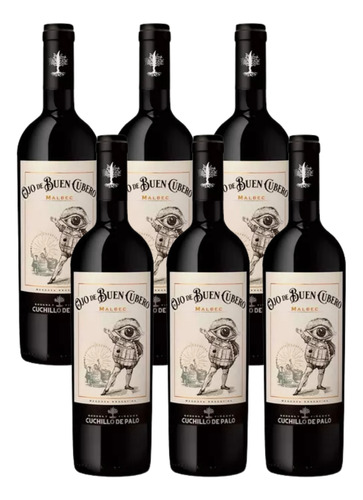 Vino Tinto Ojo De Buen Cubero Malbec 6x750 Ml -