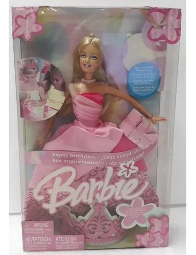 Boneca Barbie Feliz Aniversário - Mattel