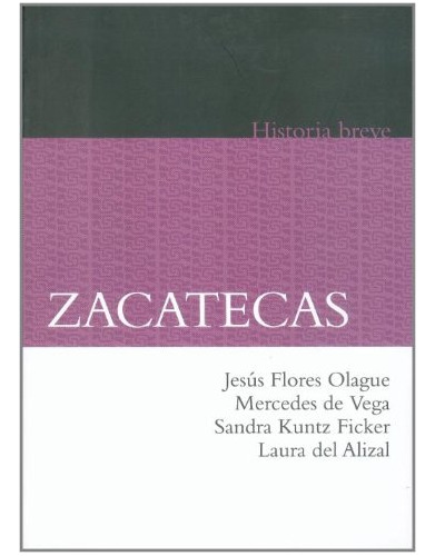 Libro Zacatecas Historia Breve (fideicomiso Historia De Las