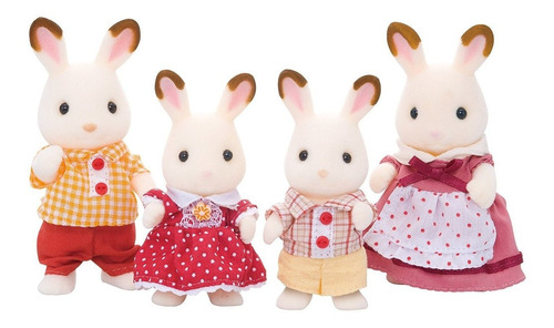 Sylvanian Families Familia De Conejos Chocolate 4150 Edu