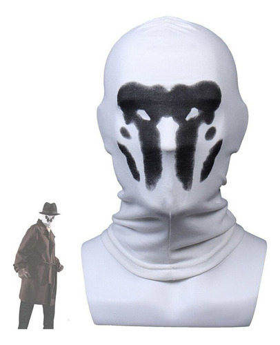 Navidad Máscara De Rorschach Halloween Inkblot Watchmen Prop