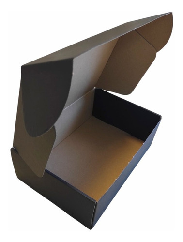 Caja Cartón Multiuso Auto Armable Negra, 40x30x10 Cms, 30 Un