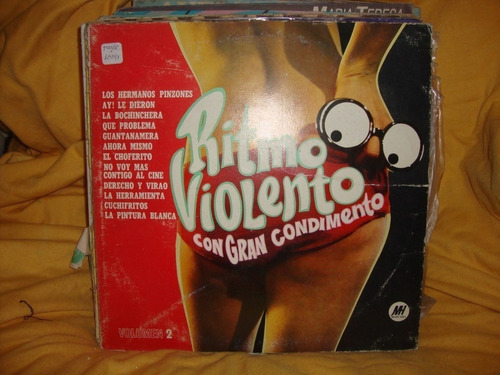 Vinilo Ritmo Violento Joe Cuba Tito Puente Machito Valdes C3