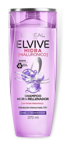 Shampoo  Elvive Acido Hialurónico Hidra Rellenador