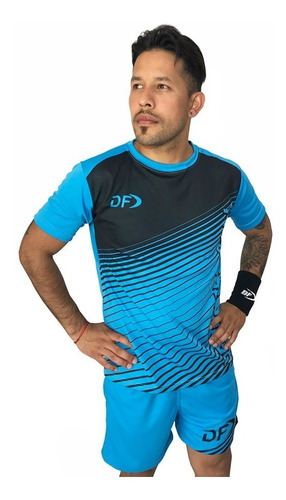 Imagen 2 de 5 de Remera Mas Short Con Bolsillos Conjunto Deportivo Padel
