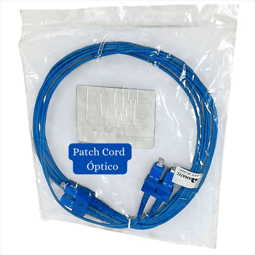 Patch Cord Optico Duplex Mm 50/125 Sc Sc 2,5upc 2mm Em Fibra