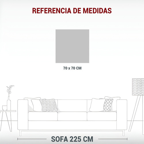 70x70cm Cuadro Canva Forma Ambiente Christian Dior Y Coco Ch