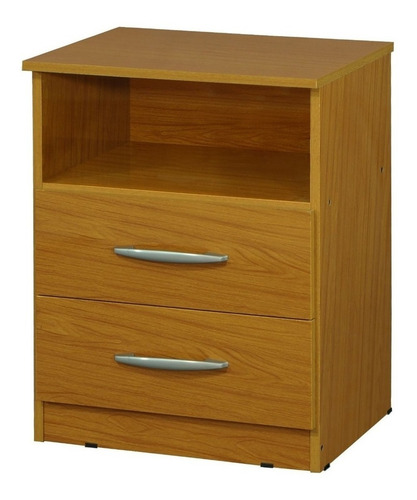 Mesa De Luz 2 Cajones 1 Estante Mosconi Express Dormitorio