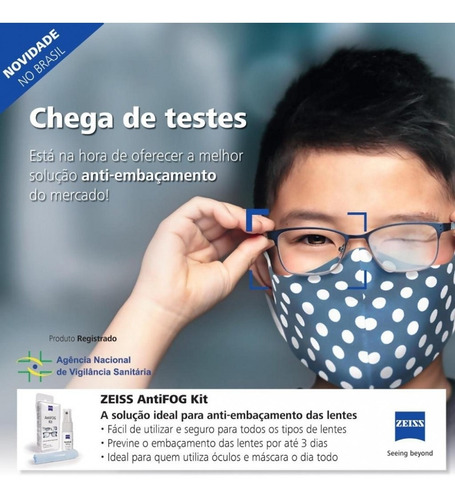 Imagem 4 de 8 de Kit Zeiss Antifog Brasil Com 2 Kits