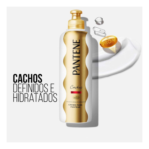 Kit Pantene Cachos 2 Sh 175ml + 1 Cond 175ml + 1 Cr Pentear