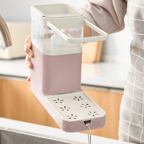 Dispenser Multifuncional Porta Detergente E Bucha