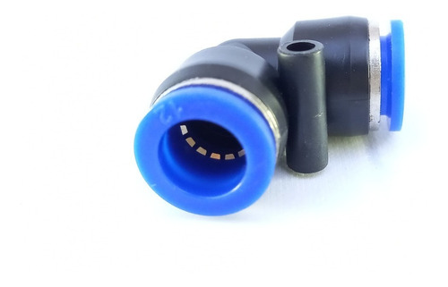 Imagen 1 de 3 de Conector Unión Acople Rápido Codo Tubo 8mm Aire Comprimido